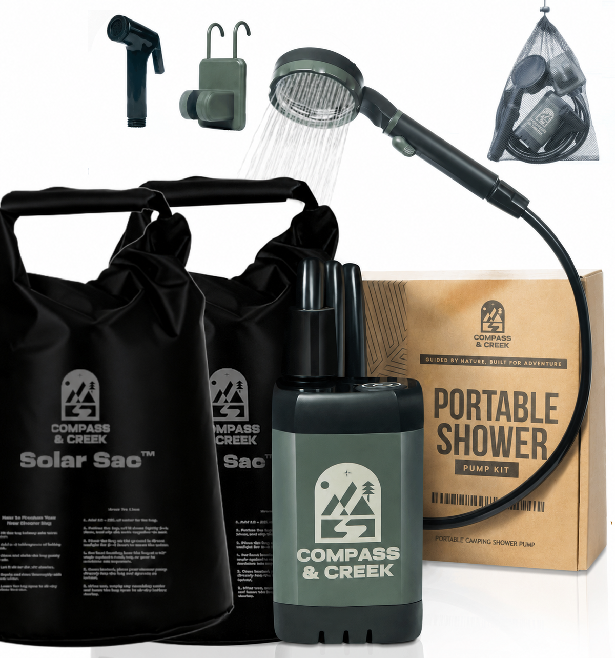 Compass & Creek Portable Shower Pump Kit
