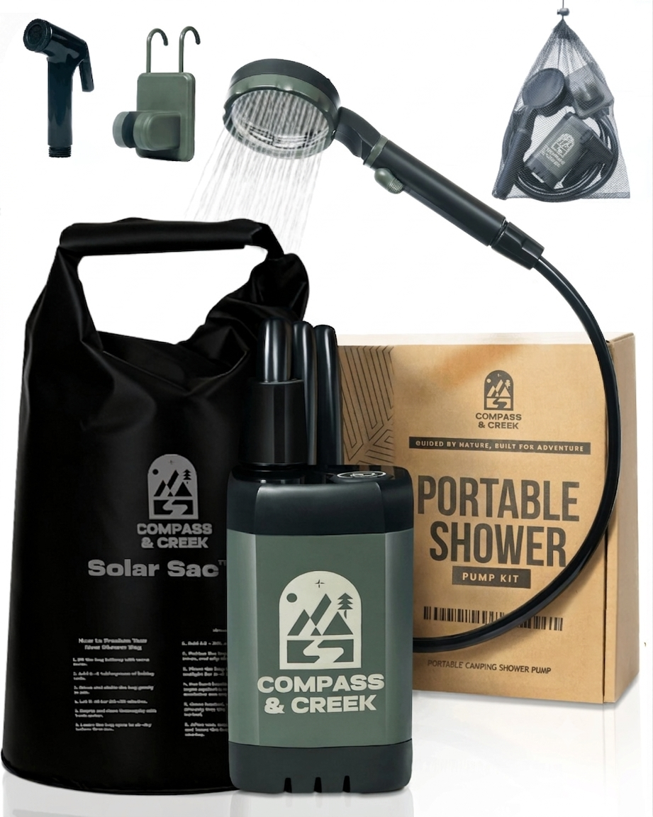 Compass & Creek Portable Shower Pump Kit
