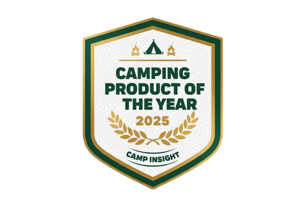 Camp Insight Camping Product of the Year 2025 award badge
